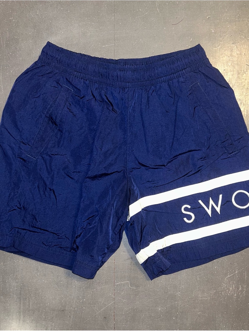 Nike Royal Blue Mesh Athletic Shorts